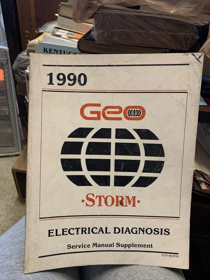 Diagnóstico eléctrico Geo Storm ST373-90 EDM 1990 GM manual de servicio de tienda Foto 1 de 1