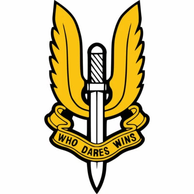2 x Who Dares Wins Iron on Screen Print Transfer SAS patch badge RAF - Image 1 of 2