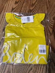 Boden Gir's Top Yellow  Size 2-3 Years Old NWT - Picture 1 of 13