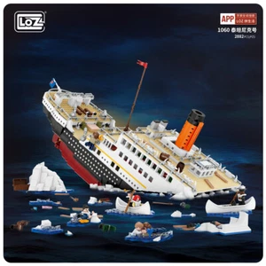 LOZ Titanic Sinking Scene Building Blocks Set Model Home Decor Gift Kids Adults - Picture 1 of 5