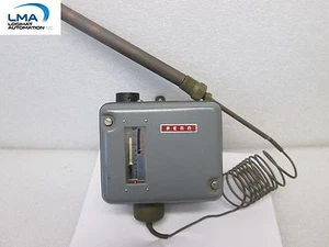 JOHNSON CONTROLS A80ABA-3 PENN TEMPERATURE CONTROL 24VAC 60/140F - Imagen 1 de 2