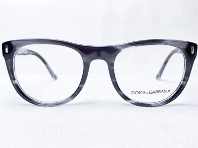 NEW Dolce & Gabbana DG3248F 2924 Striped Anthracite Eyeglasses Frames 52/20~140 - Image 1 of 4