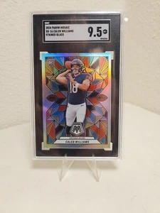 2024 PANINI MOSAIC STAINED GLASS #SG16 CALEB WILLIAMS ROOKIE RC SGC 9.5 - Picture 1 of 5