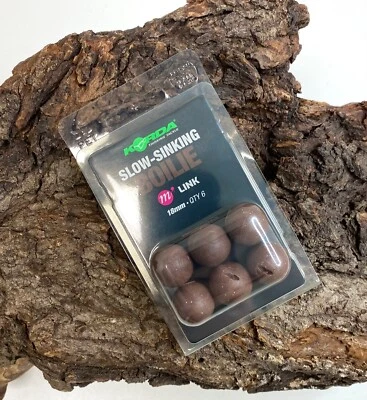 Korda Slow Sinking Boilie Wafter Mainline Link 18mm 6 Stück Plastic Fake Food - Bild 1 von 2