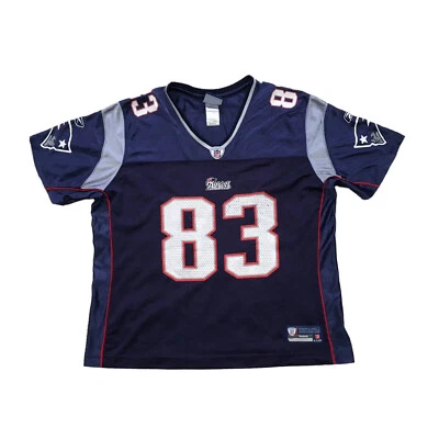 Camiseta de fútbol para mujer Wes Welker New England Patriots #83 talla XL Foto 1 de 4