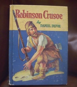 WHITMAN ROBINSON CRUSOE 1955 HB COOL COLLECTIBLE FREE SHIPPING - Picture 1 of 1