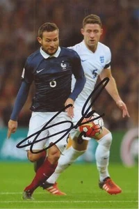 FRANCE & CRYSTAL PALACE: YOHAN CABAYE SIGNED 6x4 ACTION PHOTO+COA - Picture 1 of 1