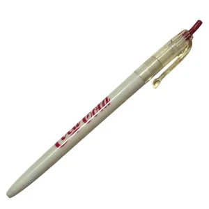 Vintage Coca Cola Advertising Pen Red White Coke Retro Design Collectible - Picture 1 of 13