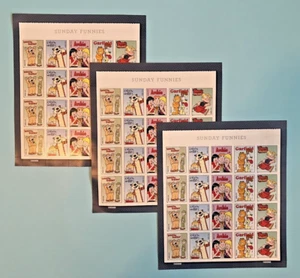 #4467-4471 Sunday Funnies Comics | 44¢ - 3 Sheets of 20 = 60 Stamps FV$26.40 - Picture 1 of 3