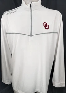 NEW Oklahoma OU Sooners Columbia Omni-Wick Scorecard 1/4 Zip Shirt Men's 2XL - Picture 1 of 7