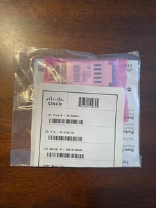 Modulo ricetrasmettitore Cisco WS-G5484 GBIC 1000BASE-SX nuovo sigillato ~ 30-0759-03 - Foto 1 di 7