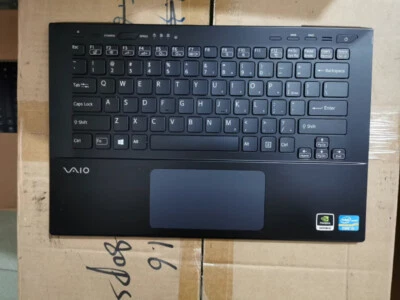 Palmrest US Backlit Keyboard Touchpad for Sony SVS131A11T SVS13AA11T MBX-259 - Image 1 of 2