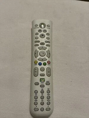 Microsoft Xbox 360 Universal Media DVD OEM Remote Control - WHITE - Image 1 of 2