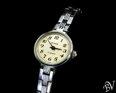 Relojes de pulsera Slava soviéticos mecánicos para mujer reloj clásico vintage para dama Foto 1 de 4