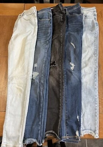 Old Navy Jeans Girls Size 14 Rockstar High Rise Jeggings Lot of 5 - Picture 1 of 5