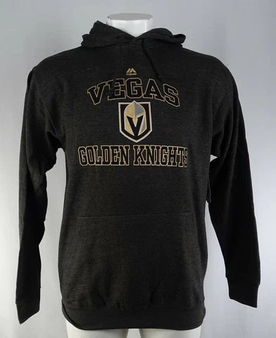 Vegas Golden Knights NHL Men's Big & Tall Heart & Soul Pullover Hoodie Charcoal Cover