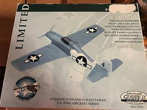 1944 FM-1 WILDCAT seconda guerra mondiale aereo pressofuso e cambio 11501 ali pieghevoli, con scatola - Foto 1 di 9