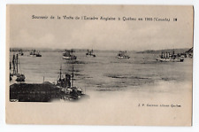 Blattenburg Royal Navy Cruiser Fleet QUEBEC QC Canada 1905 J P Garneau Postcard