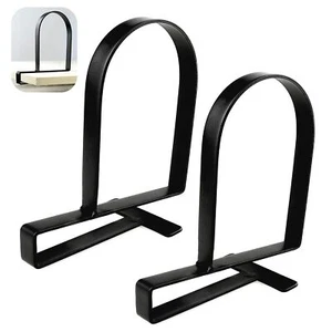 Clamped Bookends for Shelves: Heavy-Duty Book Ends Book Shelf Holders - Non-S... - Picture 1 of 7