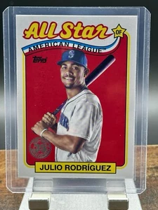 2024 Topps Julio Rodríguez 1989 All-Star #89ASB-24 Seattle Mariners - Imagen 1 de 2