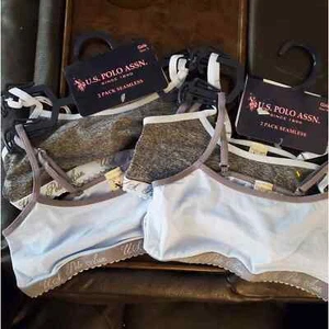 Girls U.S. Polo Assn. 2pk. Of Seamless Bras - Bild 1 von 4