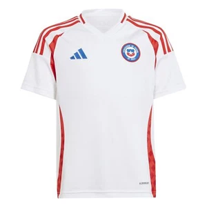 adidas Kids Chile Away Shirt 2024 Junior International V-Neck - Picture 1 of 5