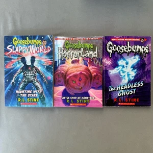 3 Stück Gänsehaut R.L. Stine Erstdruck, Erstausgabe Bücher. Slappy Horrorland - Bild 1 von 14