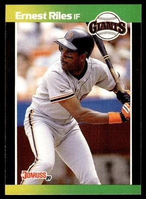 1989 Donruss Ernest Riles San Francisco Giants #625 - Image 1 of 2