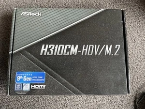 ASRock H310CM-HDV/M.2 Motherboard Intel H310 LGA 1151 DDR4 mATX Core DVI-D M.2 - Picture 1 of 2