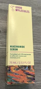 Siero niacinamide Good Molecules nuovo con scatola tutti i tipi di pelle GRANDE 2,53 FL once 75 ML - Foto 1 di 4