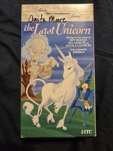 The Last Unicorn (1982) VHS Jeff Bridges Mia Farrow 1994 Release - Picture 1 of 6