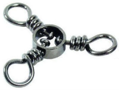 Spro STWB-02-5 Black 3 Way Swivel 70 Lb Test 5CT - Image 1 of 2