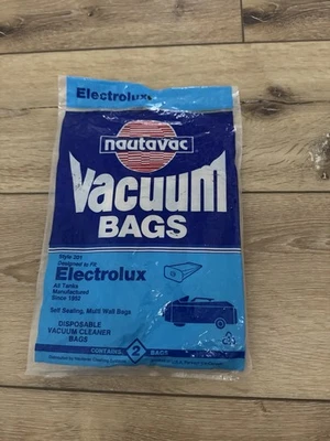 Bolsas de aspiradora Nautavac estilo 201 para Electrolux desechables 2 dos paquetes - nuevas nuevas de stock Foto 1 de 2