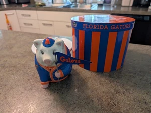 Official Florida Football UF Gators Male Cheerleader Ceramic Bank Mud Pie 6" NEW - Picture 1 of 11