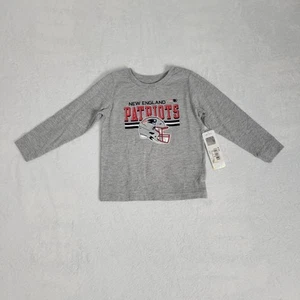 Nfl Team Apparel Ls Shirt boys 4T Gray Cotton - Picture 1 of 4