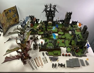 Mega Bloks DRAGONS Lot ~ Dragons ~ Weapons ~ Land & Water Terrains HUGE - Picture 1 of 14