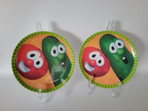 Set 2 Piatti Bambini Veggie Tales 8" Zak Designs 2000 Grandi Idee Produzioni  - Foto 1 di 6