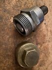 Brass Cap And Hydraulic Connector Suitable Ferguson T20 Tipping Pipe
