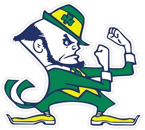 Notre Dame Fighting Irish Vinyl Sticker Decal Laptop Car Cornhole Wall - Picture 1 of 1