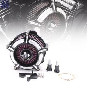 Filtro de aire para motocicleta CNC artesanías filtro Harley Road King deslizamiento Softail - Imagen 1 de 7