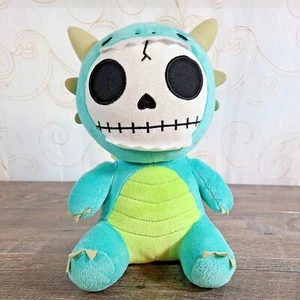 Peluche Summit Collection Huesos Peludos Esqueleto Teal Scorchie Dragon 10" - Imagen 1 de 6