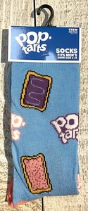 Pop Tarts Print Novelty Crew Socks - Men’s Size 6-12 - Picture 1 of 2