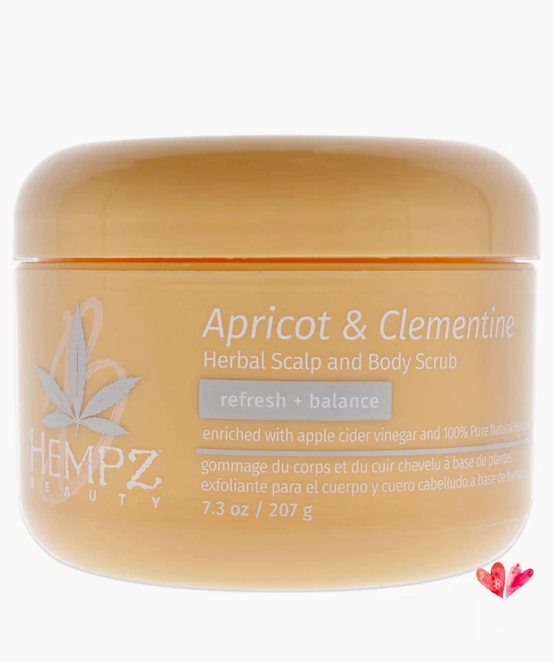 Apricot and Clementine Herbal Scalp and Body Scrub by Hempz for Unisex - 7.3 oz - Image 1 of 1