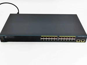 Cisco Catalyst 2960 Series Ethernet Managed Switch WS-C2960-24TT-L V06 24 Ports - Picture 1 of 12