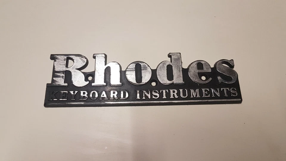 70-е FENDER RHODES ЛОГОТИП ФОРТЕПИАНО - Изображение 1 из 2