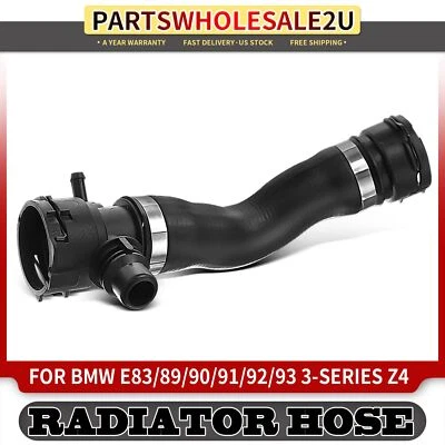 Upper Radiator Coolant Hose for BMW 323i 325i 328i 330i 2004-2013 Z4 17127531579 - Image 1 of 4