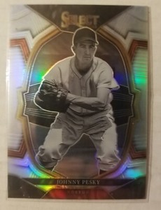 2023 Panini Select Baseball Concourse Silver  Prizm Card - #54 Johnny Pesky 