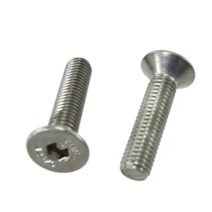 4 mm X 0.70-Pitch X 25 mm Stainless Steel Flat Head Metric Socket Cap Screws - Picture 1 of 1