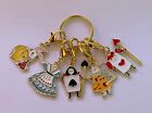 Stitch Marker set of 5 Crochet Knitting markers counters alice rabbit time