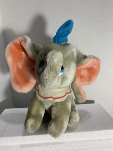Vintage Dumbo Disneyland 9" Plush Blue Hat and White Collar Walt Disney - Picture 1 of 6
